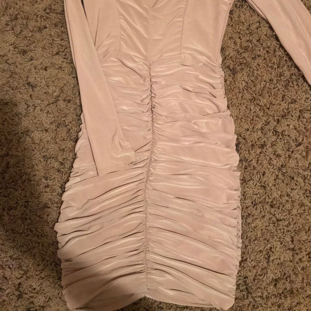 PrettyLittleThing Shape Ruged Mini Dress - Picture 3 of 4